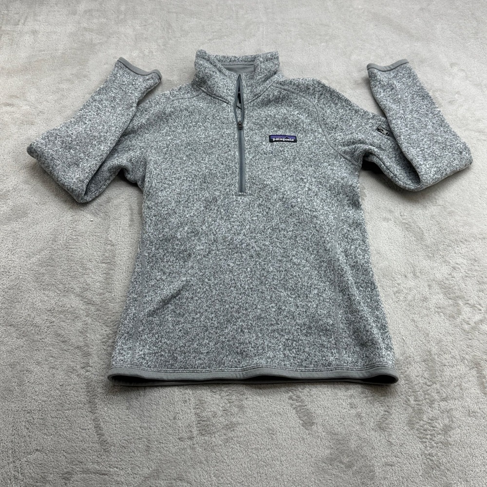 Patagonia Better Sweater Pullover Women's XXS Grey 1/4 Zip Gorpcore Granola Girl